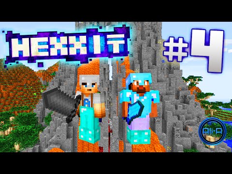 Minecraft Mods - Hexxit Ep 4 - "VOLCANO BATTLE!" - w/ Ali-A & Vikk