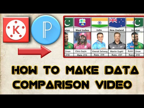 HOW TO MAKE DATA COMPARISON VIDEO IN 10 MINUTES | PIXELLAB & KINEMASTER Tutorial