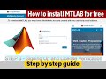 Installing MATLAB for #Free: Step-by-Step Guide with Institute Email ID [Licensed Version R2023a]