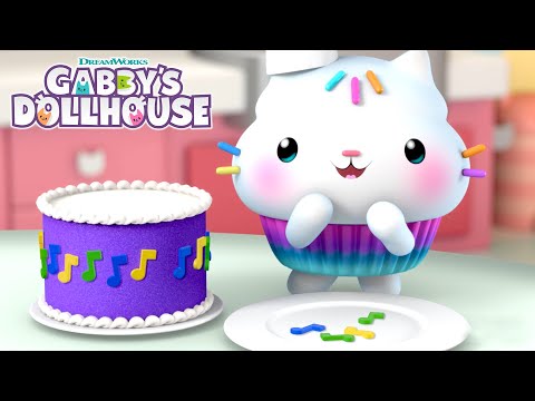 Cakey's Bakery Cake Making | GABBY'S DOLLHOUSE | Netflix