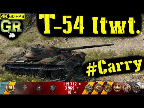 World of Tanks T-54 ltwt. Replay - 9 Kills 6.7K DMG(Patch 1.4.1)