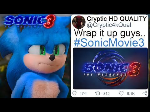 Sonic Movie 3 TRAILER RELEASE UPDATE!! [bad news..]