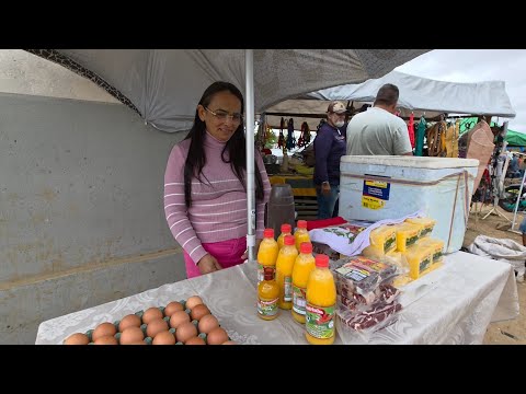 Queijo charque manteiga de garrafa e ovo na feira da vila jerimum T.N-PE 