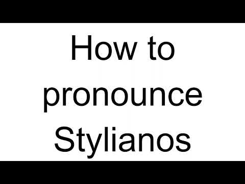 How to Pronounce Stylianos (Greek)