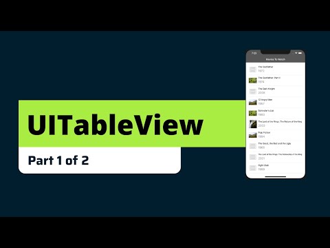 UITableView With Custom Cells Part 1 Of 2 | iOS Development