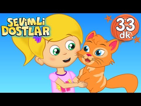 Kedi Miyav Dedi 🐱 ve Sevimli Dostlar ile 33 Dakika Çocuk Şarkıları | Adisebaba Kids Songs