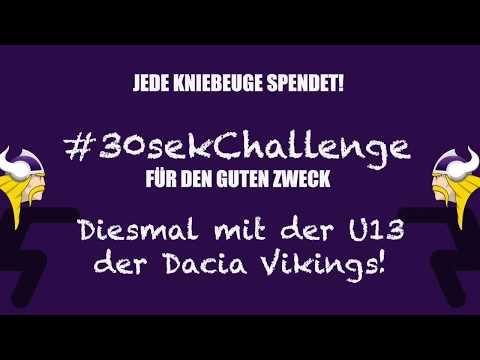 Die #30sekchallenge - heute mit der Dacia Vikings U13
