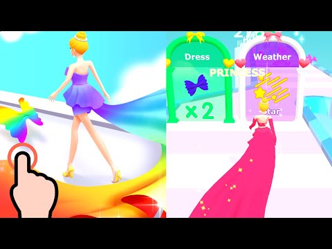 Dancing Dress - Fashion Dress Girl Run - All Levels iOS Android GamePlay - YouTube