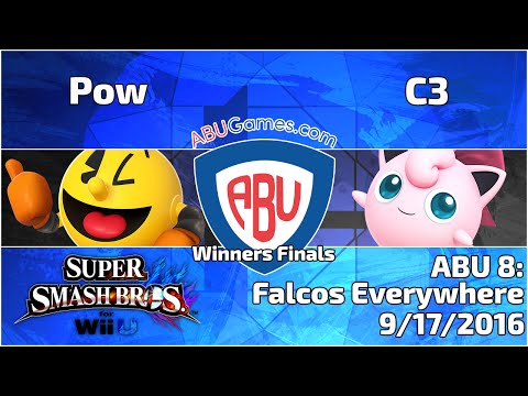 ABU Monthly 8: Pow (Pacman) vs. C3 (Puff) - Smash 4 Winners Finals