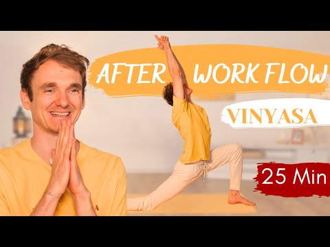 Entspannt in den Feierabend - 25 Minuten Vinyasa Yoga mit Patrick