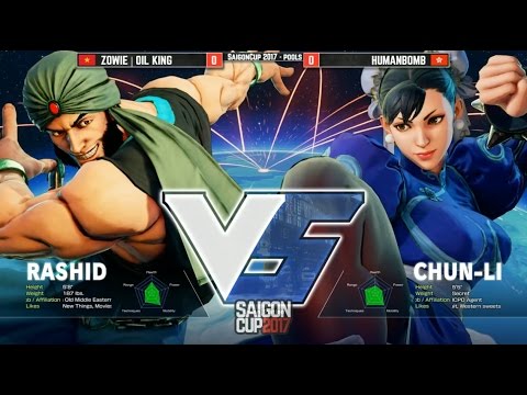 【SFV: SAIGON CUP 2017 - POOL】ZOWIE | OIL KING vs HUMANBOMB