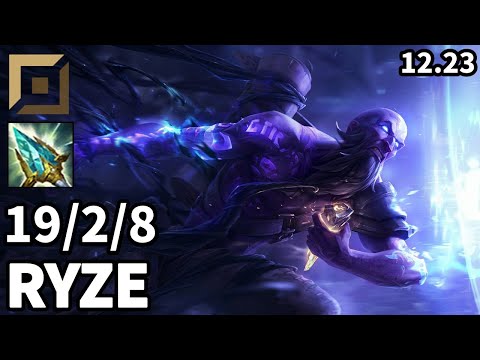 Ryze Top vs Singed - KR Master | Patch 12.23