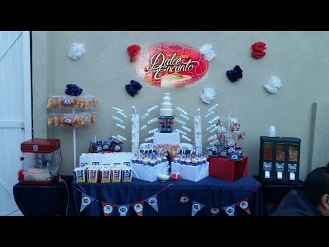 Candy bar | Azul, Rojo y Blanco | Logo: Arca de Noé |...