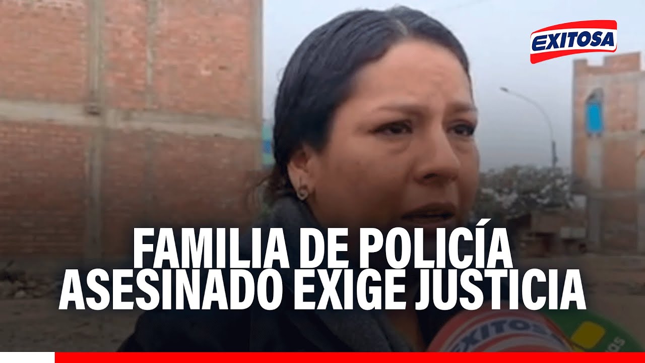 🔴🔵 Familia de policía asesinado exige justicia: "Que las investigaciones lleguen hasta el final"