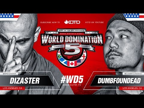 KOTD - Rap Battle - Dizaster vs Dumbfoundead | #WD5