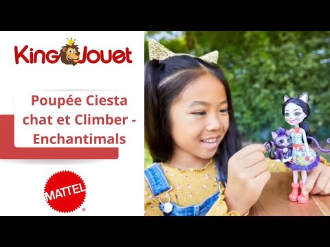 Poupée Enchantimals Ciesta Chat et Climber - Poupée - Achat & prix