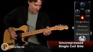 Video thumbnail for One Control Anodized Brown Distortion by ProGuitarShopDemos