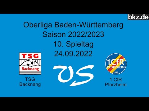 Fußball-Oberliga: TSG Backnang - 1. CfR Pforzheim