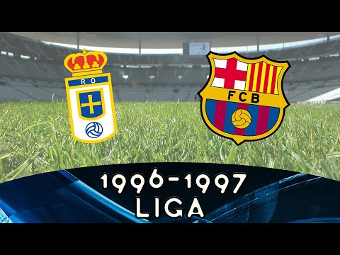 Real Oviedo vs. FC Barcelona Liga 1ª División 1996-1997 Partido Completo Jornada 1
