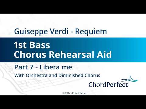 Verdi's Requiem Part 7 - Libera Me - 1st Bass Chorus Rehearsal Aid