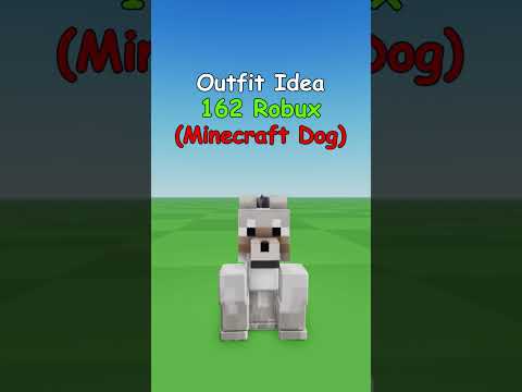 warned - Making Roblox Minecraft Dog Outfit Idea 🐶