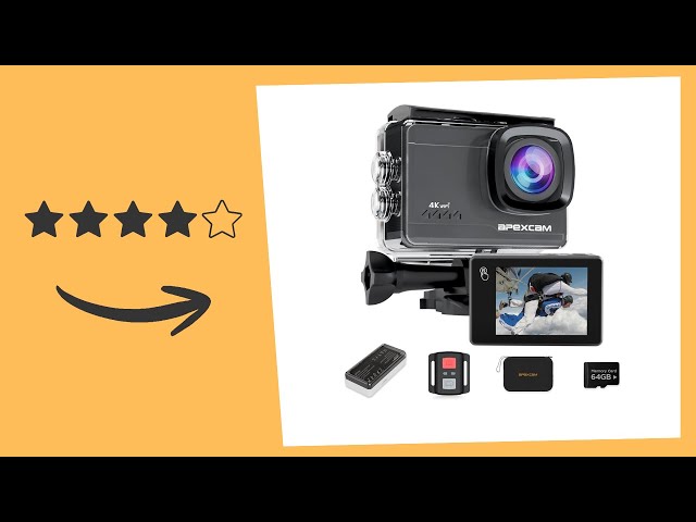 Vídeo relacionado con Apexcam M90 Cámara Deportiva 4K64MP con 128G Tarjeta Cámara Acción EIS con Pantalla Táctil WiFi 8X Zoon Cámara Sumergible Subacuática 40M y Mando a Distancia con Dos 1350*baterías y Otros Accesorios