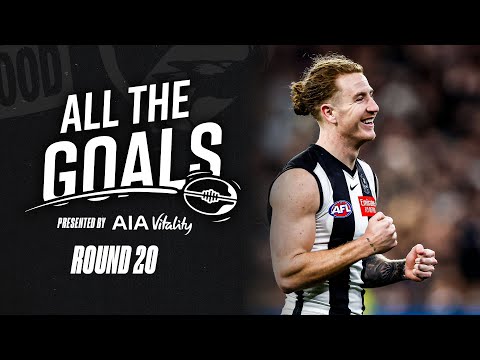 Watch every goal from Collingwood's Round 20 clash against Carlton | All the Goals