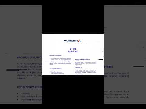 Silicone Fluid SF 350 (Industrial Grade)