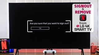 LG Smart TV: How to Logout of Netflix! [Sign Out]