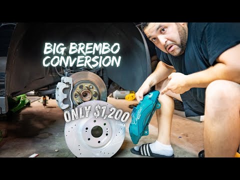 ESCALADE, TAHOE, YUKON BIG BREMBO CONVERSION KIT SWAP UPGRADE - 6 PISTON