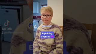 Jan explains #Aphasia in her own words 💜 #Stroke #LetsTalkAphasia #AphasiaAwareness