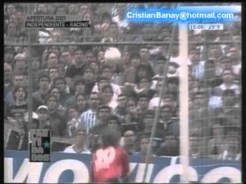 Independiente 1 Racing 1 Apertura 2001 (Resumen Completo)