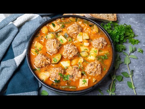 Albondigas Soup Mexican Meatball Soup