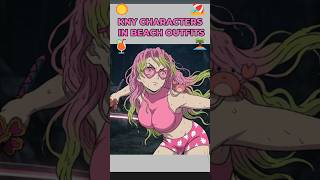 What if the characters from KNY went to the beach? #kny #demonslayer #drawing #animeart