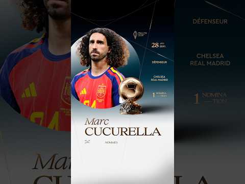 Nommé pour le Ballon d'Or masculin 2026 : Marc Cucurella #ballondor #realmadrid