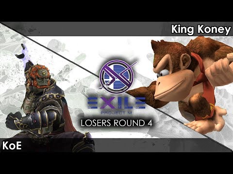 Project M: SMT | KoE (Ganondorf) V SMT | King Koney (Donkey Kong) - Exile 98 Tournament SSBPM