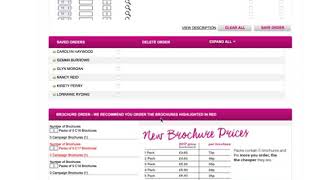 Ordering your Avon UK  brochures and samples