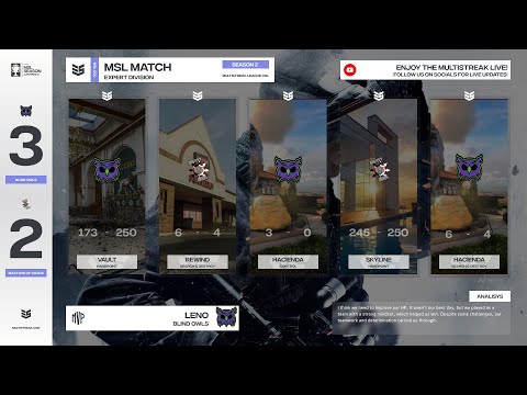 Blind owls vs Masters of chaos Expert Division 1° Match Season 2