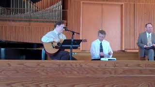 &quot;Show Me&quot; (Carolina Liar) Jon Good &amp; Jerry Miller at WA SDA Church - Columbus, WI 01-12-13.