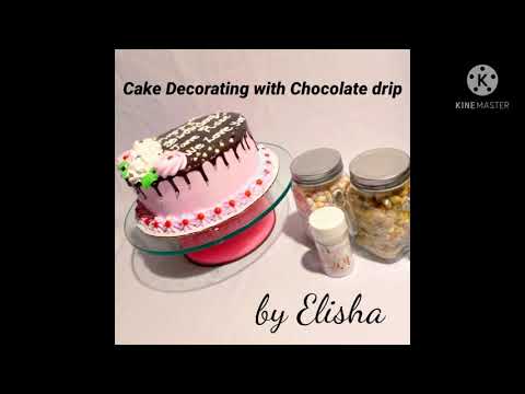 Chocolate drip / Cake Decorating | Elisha