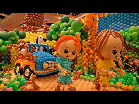 We Went To A Balloon Wonderland! Amazing Balloon Display With Over 500,000 Balloons!