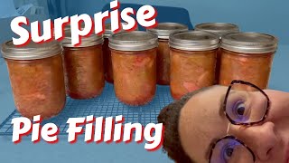 Surprise!! Strawberry Rhubarb Pie Filling - Canning Made Easy *EDITED RECIPE BELOW ! | VLOG