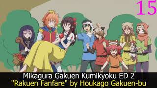 My Top 30 Anime Endings of Spring 2015 + 31-67 listed in description