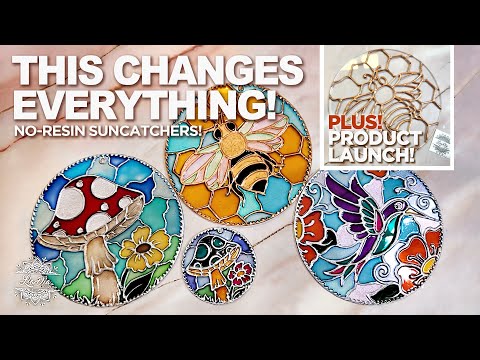 GAME CHANGER! 😍 NO RESIN Suncatchers! + 3 Paint Options for Next Level DIY Art