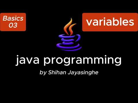 Java Variable Explained Int Double Boolean Char String Java Basics 3