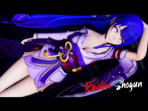 😘😘😘Do you think Shogun is pretty with long hair?😋｜Genshin Impact MMD｜Raiden Shogun｜4K 60FPS