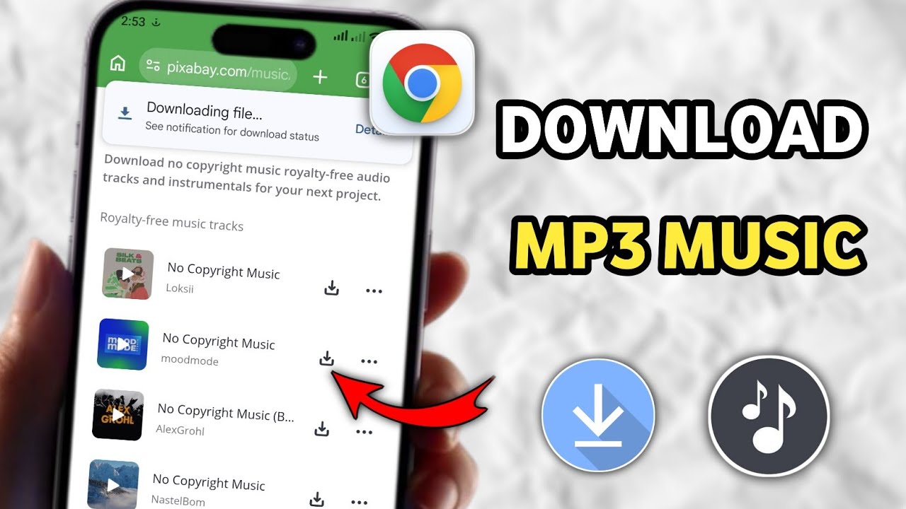 How to Download Free MP3 Music from Pixabay 2026 | No Copyright | Chrome Tutorial