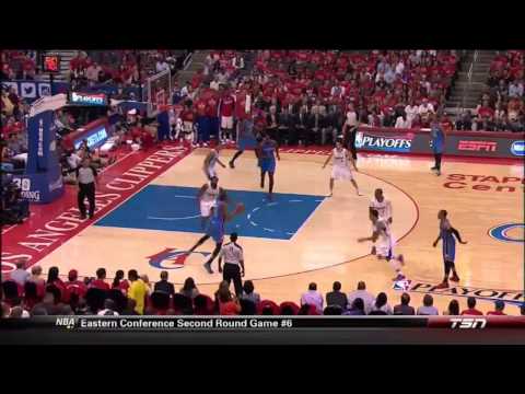 NBA, playoff 2014, Thunder vs. Clippers, Round 2, Game 6, Move 51, Kevin Durant, highlight