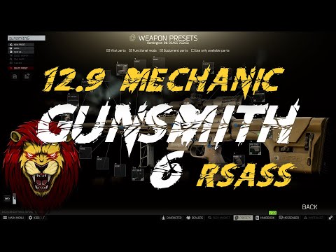 Gunsmith Part 6 (RSASS) Mechanic Task - 12.9 Escape From Tarkov