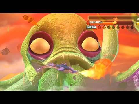 Poseidran 🐉 VS Octoni 🐙 The Boss ❕- Hungry Dragon